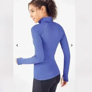 Luciana ribbed zip up jacket shop
